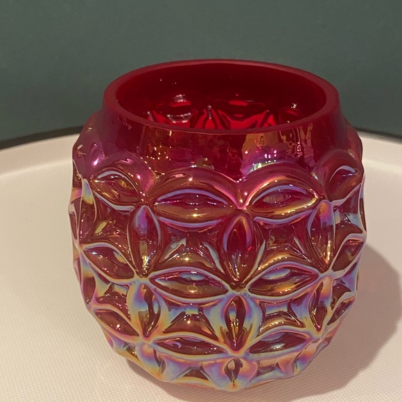 Glass Eye Studio Sea Haven Cherry Blossom Votive Hand Blown - Picture 2 of 8